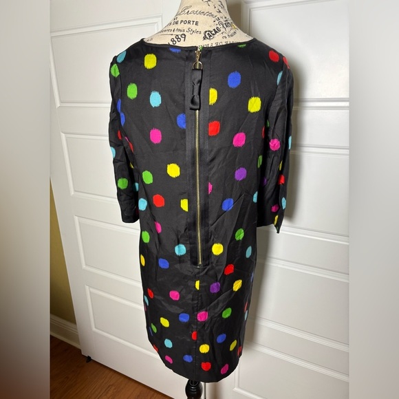 Kate Spade Belina Rainbow Polka Dot Shift Dress Size Small - Picture 8 of 11